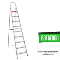 Escada Residencial Alumínio 9 Degraus Botafogo