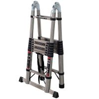 Escada Telescópica Inox 3,80m 12 Degraus Amatools 796,0001