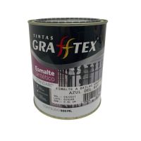 Esmalte Sintético Azul Del Rey Alto Brilho 900ml Grafftex