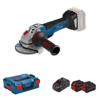 Esmerilhadeira Bosch GWS 18V-10 PC, 18V, 2 baterias e maleta