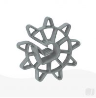 100 unidades Espaçador Circular Universal S35 Jeruel