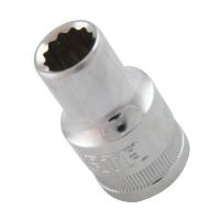 Soquete Estriado 1/2" 32mm Sata