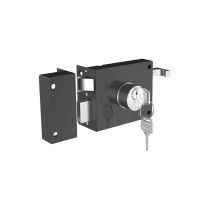 Fechadura Sobrepor Pratice Preto Soprano