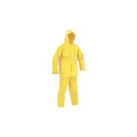 Capa De Chuva Conjunto Amarelo PVC KP400 Plastcor