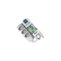 Extensão Elétrica Cabo PP 3X0,75mm Com 3 Tomadas 5 Metros Daneva 1539