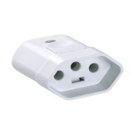Plugue Fêmea Branco 2P+T 250 V 20 A Tramontina 57402155