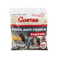 Fibra Polipropileno Anti-Trinca para Concreto 600 Gramas Cortag
