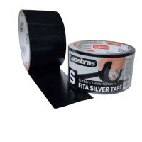Fita Multiuso Silver Tape Preta 48mm x 10m Adelbras
