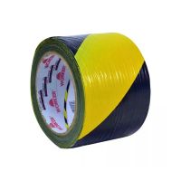 Fita Zebrada Preta e Amarela 7cm x 200m Worker