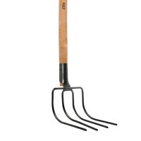 Forcado Metálico Curvo 4 Dentes com Cabo 120cm Max