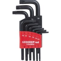 Jogo de Chaves L Torx Hexalobular 9 peças Gedore Red 3369856