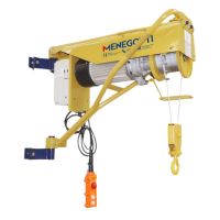 Guincho de Coluna Regulável 400Kg 30m Motor Monofásico Menegotti