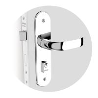 Fechadura Reta Externa Cromado - Soprano 03001.0795.17