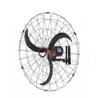 Ventilador de Parede V100M 1M Fixo Preto e Laranja 220V Goar