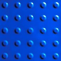 Piso Tátil De Alerta Azul 25cm Wat