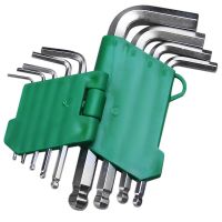 Jogo De Chave Allen Curvo Longa 9 Peças Carbografite