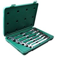Jogo Chave Combinada com Soquetes Flex, 6 Peças- Sata St09037sj