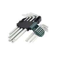 Jogo Chave Hexagonal Abaulada Longa 9 Peças 1,5mm a 10mm Sata 