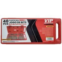Jogo de Bits 10mm 40 Peças Plastic Box Vip