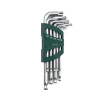 Jogo de Chave Hexagonais Torx Longa P com 9 Peças Sata