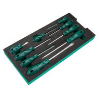 Jogo de Chaves Retas com 9 Peças em Berço EVA ST09916G Sata