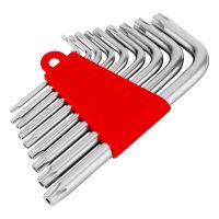 Jogo de Chaves Torx T10-T50 Cromo-Vanádio 9 Peças MTX