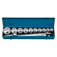 Jogo de Soquete Estriado 1 Pol. 36 a 80mm 14 Peças Gedore 