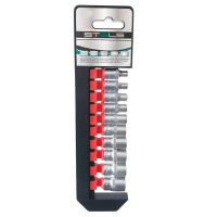 Jogo De Soquete Sextavado Com Encaixe 1/4" 10 Peças Stels