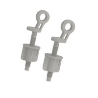 Jogo Parafuso Assento Sanitário Bellart Branco Durin