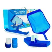 Kit Acessórios de Limpeza Para Piscina Brustec