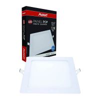 Luminária Led Embutir 6500K 12W Bivolt Quadrada 17cm X 17cm Avant