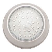 Luminária para Piscina Hiper Led RGB 15W Inox Frente Baixa Brustec