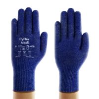 Luva Tricotada Aço Inox Fibra de Vidro Azul Tamanho 9 VersaTouch 72-400 CA 34027 Ansell 