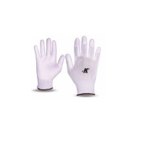 Luva Pu Branca Tamanho G - Kalipso