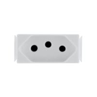 Módulo Tomada 2P+T Aria 10A 250V Branco Tramontina