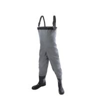 Macacão Jardineira com Bota N42 Losgardi Cinza G Protspray