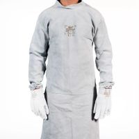 Avental De Raspa Barbeiro Soldador com Mangas 120X60 Zanel 