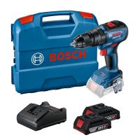 Parafusadeira Furadeira de Impacto Brushless GSB 18V-50 2 Baterias Bosch