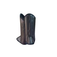 Perneira De Couro Proteção Com 3 Talas Velcro Sayro