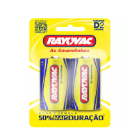 Pilha Zinco D2 2und Rayovac