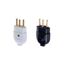 Plug Macho 2P+T 10ª Preto E Branco Tramontina
