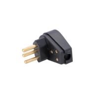 Plugue Macho Angular 2P+T 20A/250V Preto 57403/111 Tramontina