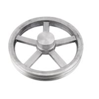 Polia De Alumínio 2 Canal A 400mm Mademil