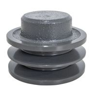 Polia Ferro Fundido 60mm Com Dois Canais Mademil