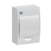 Quadro de Distribuição Para 6 Polos Sobrepor PVC Branco Weg