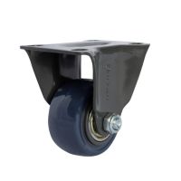 Rodízio Carbon Blue Placa Fixa 1.5/8 Pol. 30Kg Colson