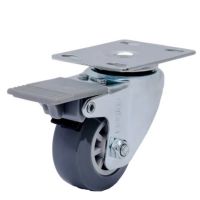 Rodízio Giratório 210 Com Placa e Freio 45Kg Colson