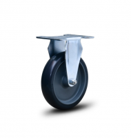 Rodízio Placa Fixa Roda em Borracha Plástica 85kg 6 Pol. Colson