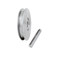 Roldana de Aço em U 2 Pol. com Pino De Toni