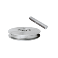 Roldana de Aço em U 3 Pol. com Pino De Toni